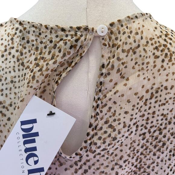 Blue B Feathered Snakeskin Crop Top Edgy Fairy Goth NWT SZ LG Sleeveless Sheer - Picture 6 of 9